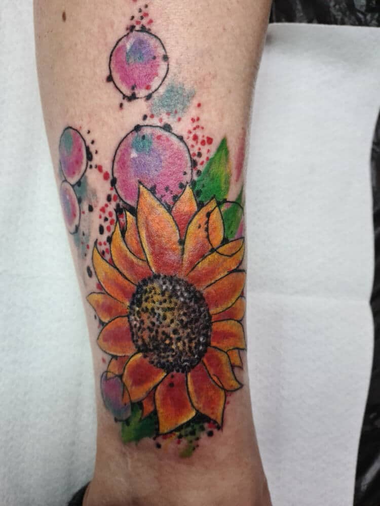 Tattoo KD Issum Tattoo Sonnenblume